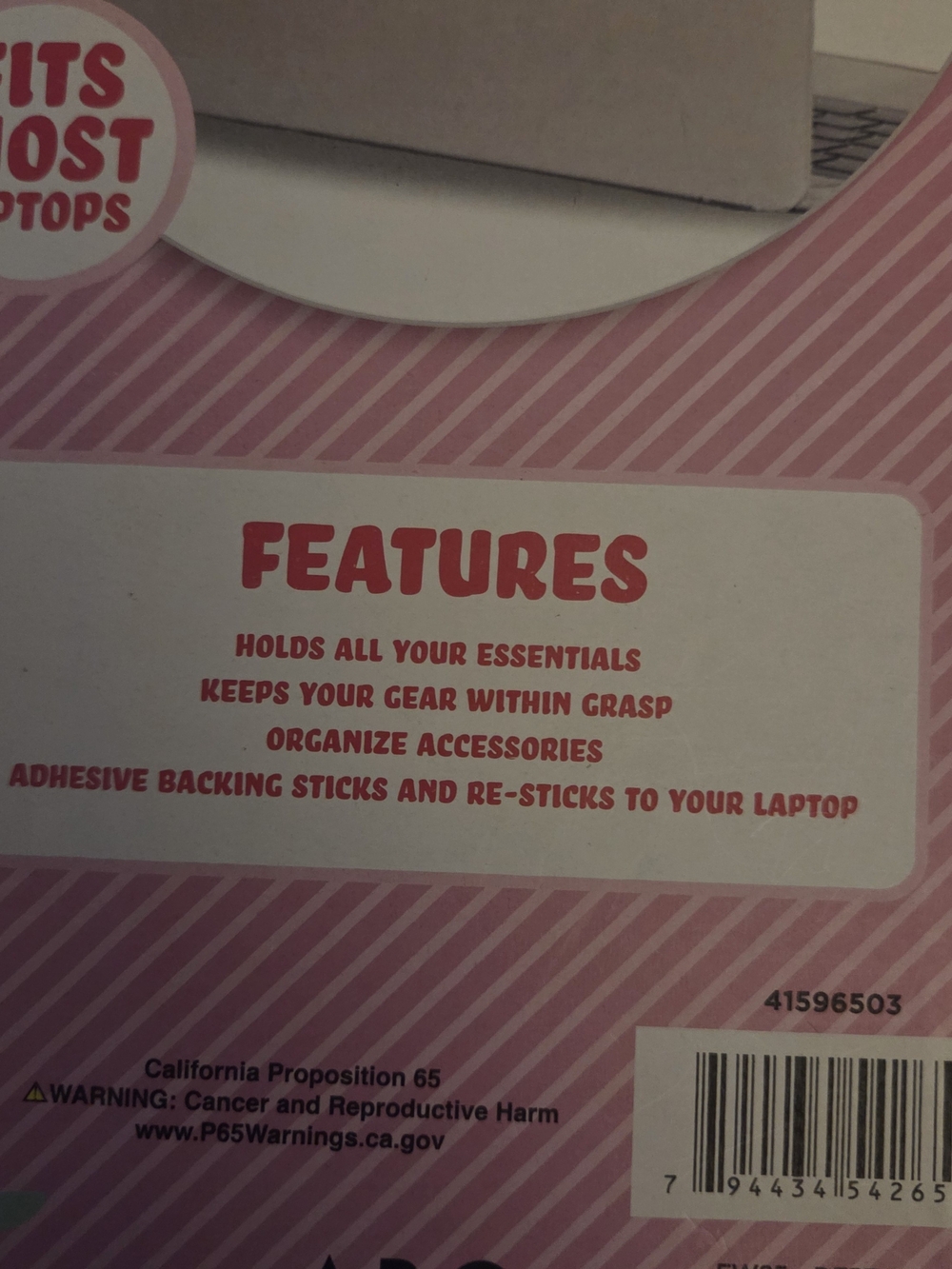 Cute Coquette Laptop Organizer | Kawaii Floral Tech Accessory Holder NWT - Picture 6 of 7